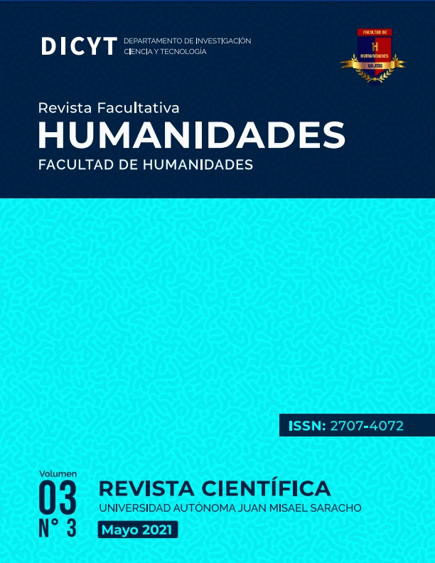 					Ver Vol. 3 Núm. 3 (2021): REVISTA CIENTIFICAS DE HUMANIDADES
				